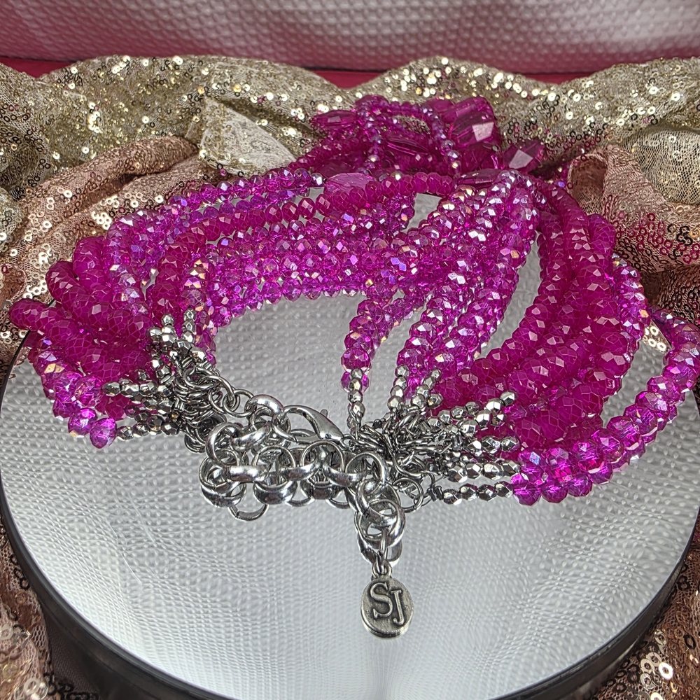 Sassy Jones "Melia" Statement Necklace & Braclet Set - Picture 3 of 4